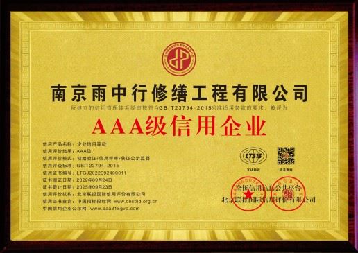 连云港雨中行修缮技术有限公司